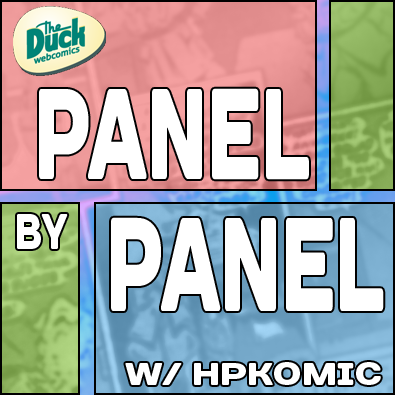 Panel By Panel Header Graphic used for the webcomic analysis column on The Duck Webcomics